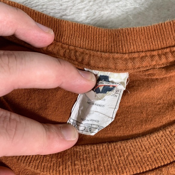 Vintage NRA Preserving Our Heritage Shirt Mens XL Orange Deer Hunting Hunter - Picture 7 of 10